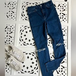 Forever 21 Darkwash Skinny Jeans